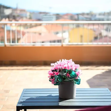 'l'alicante Proche' Gare, Terrasse, Vue Mentone